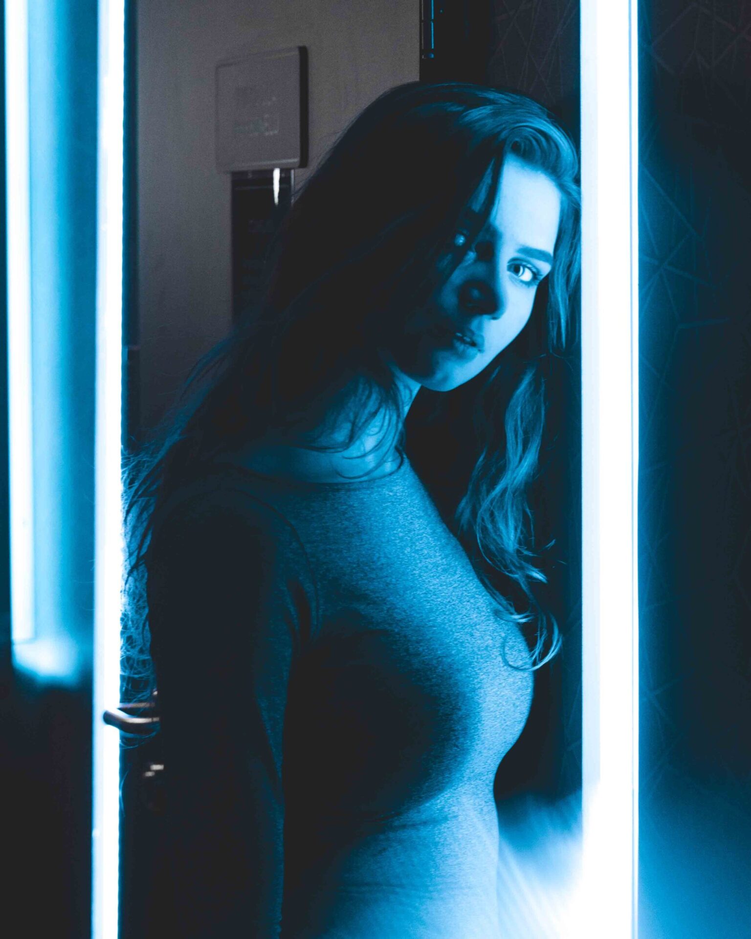 Moody portrait photography