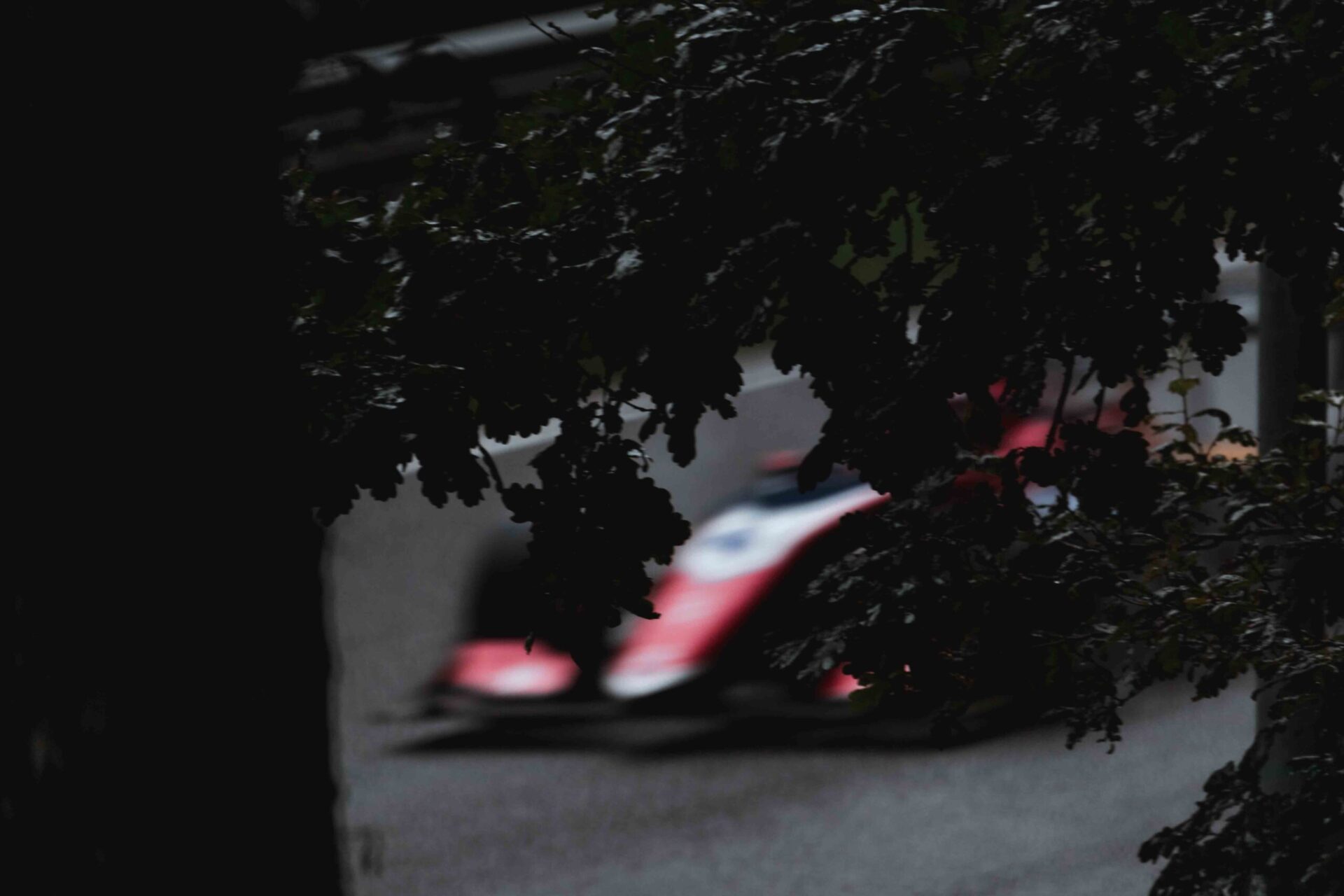 F3 racing car on a track