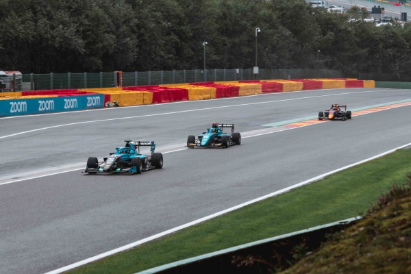 F3 racing cars on a track
