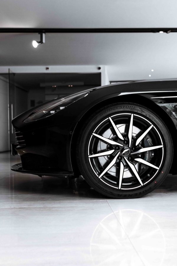 Aston martin sports car in Antwerp