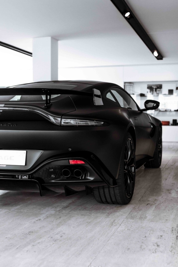 Aston martin sports car in Antwerp