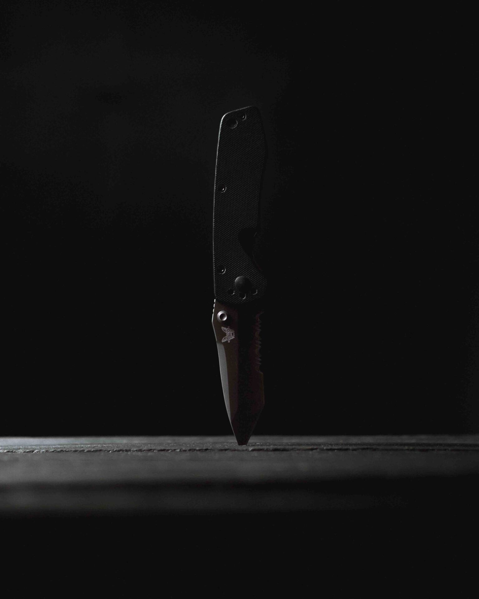 Knife studio photography