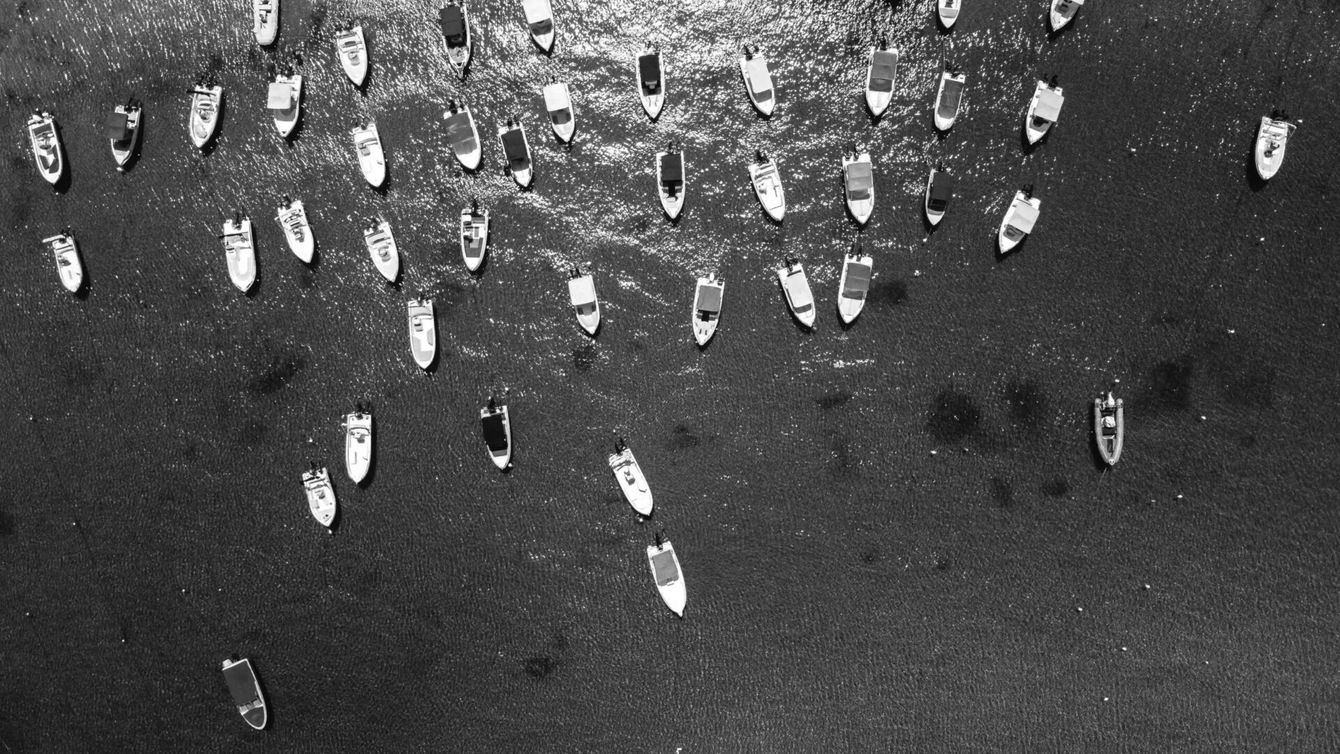 Yachts on a mediterranean sea
