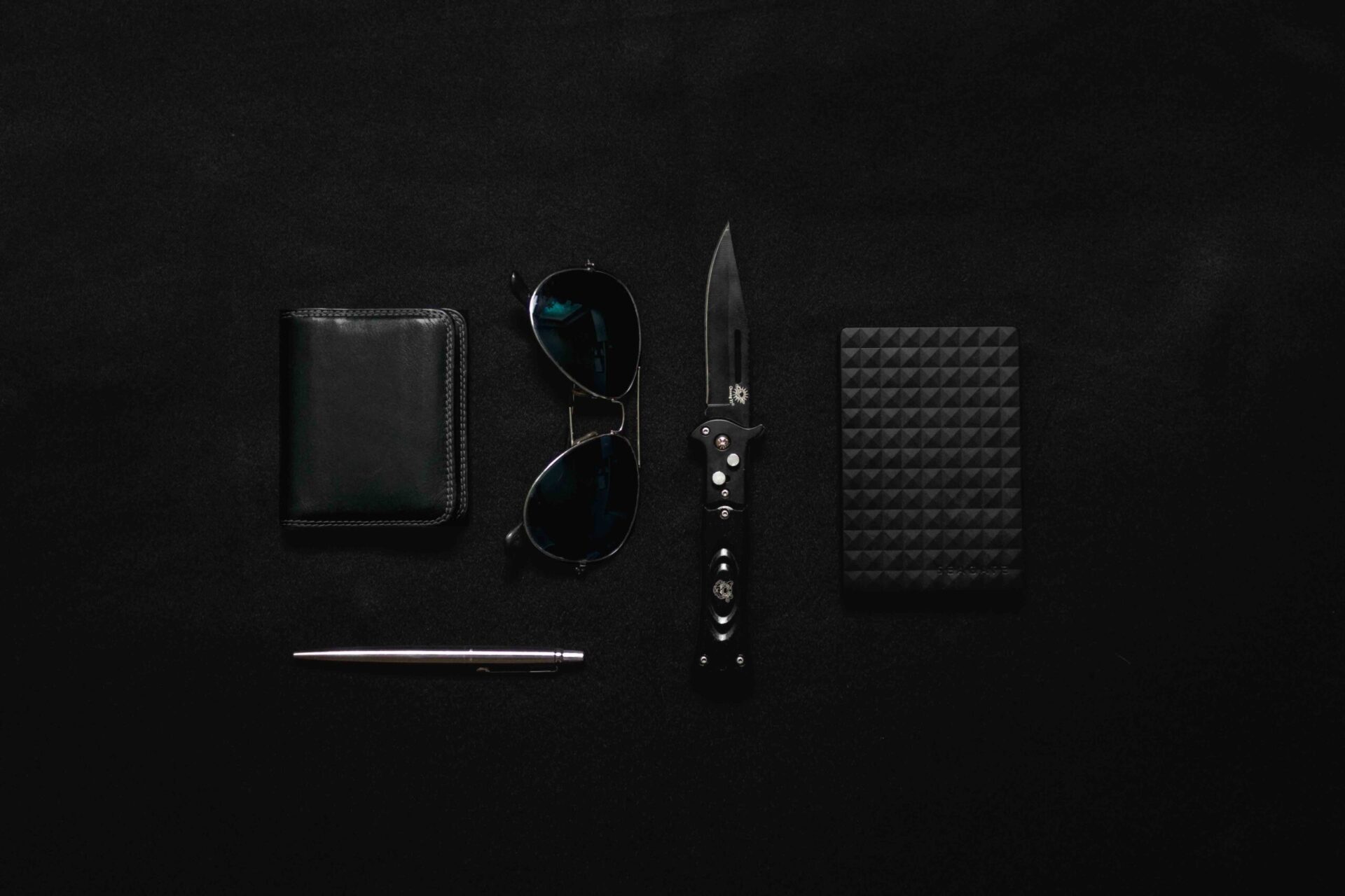 Knife studio photography