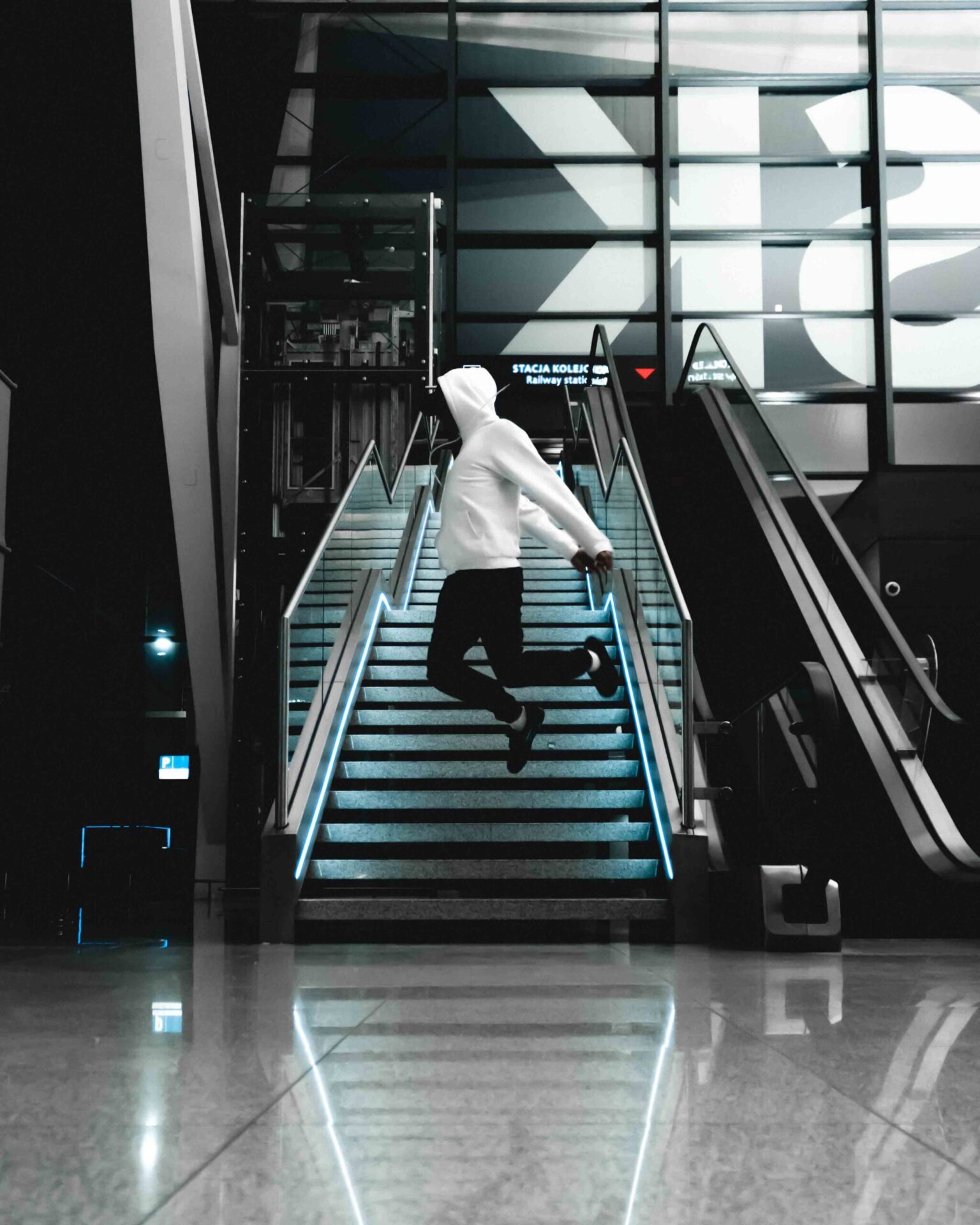 Moody portrait photography