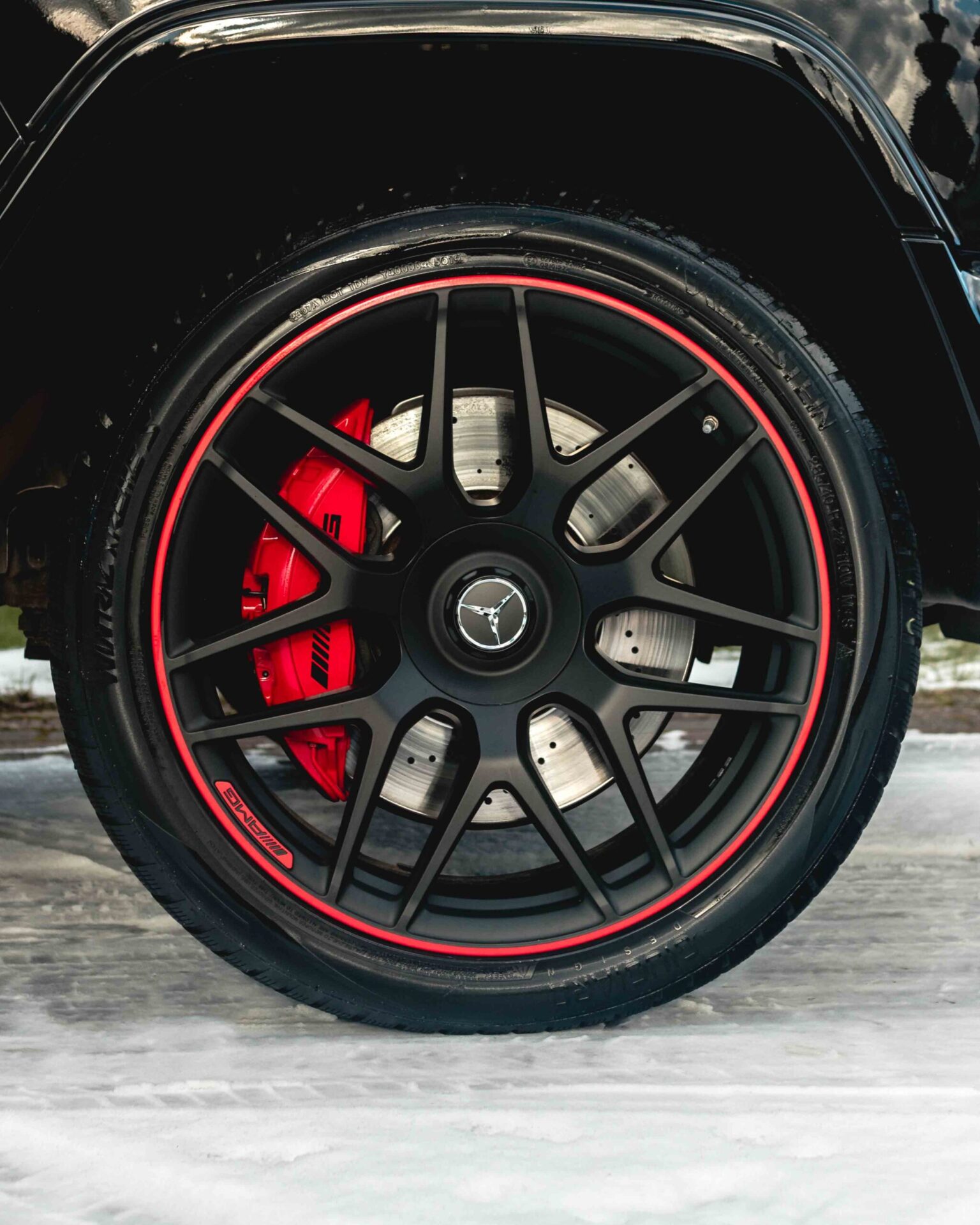 Mercedes G-class in a golden hour photoshoot