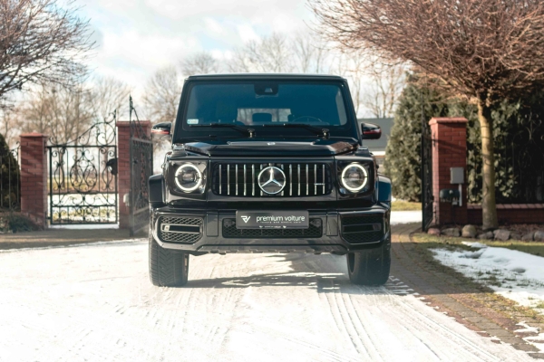 Mercedes G-class in a golden hour photoshoot