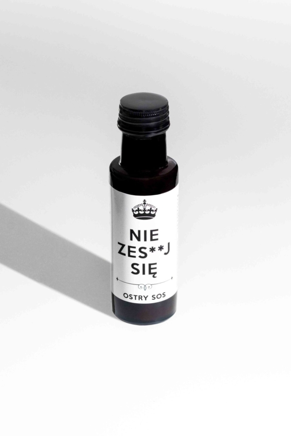 Sauce bottle in a professional studio photoshoot