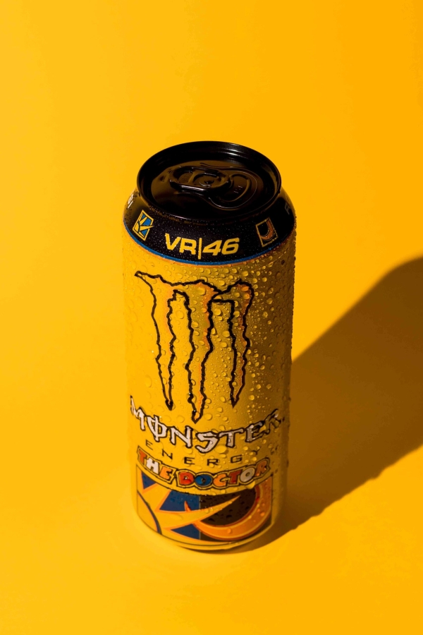 Beverage can in a professional studio photoshoot