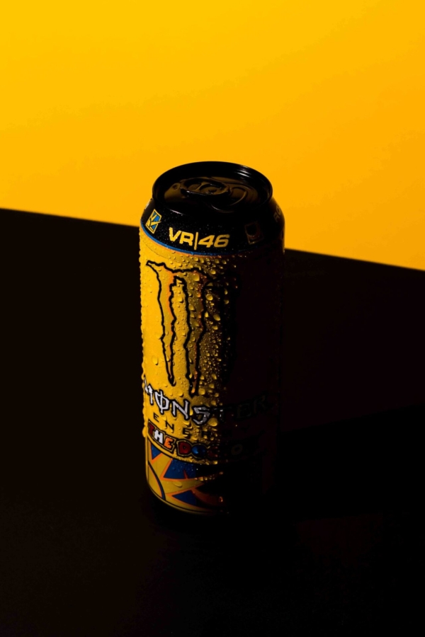 Beverage can in a professional studio photoshoot