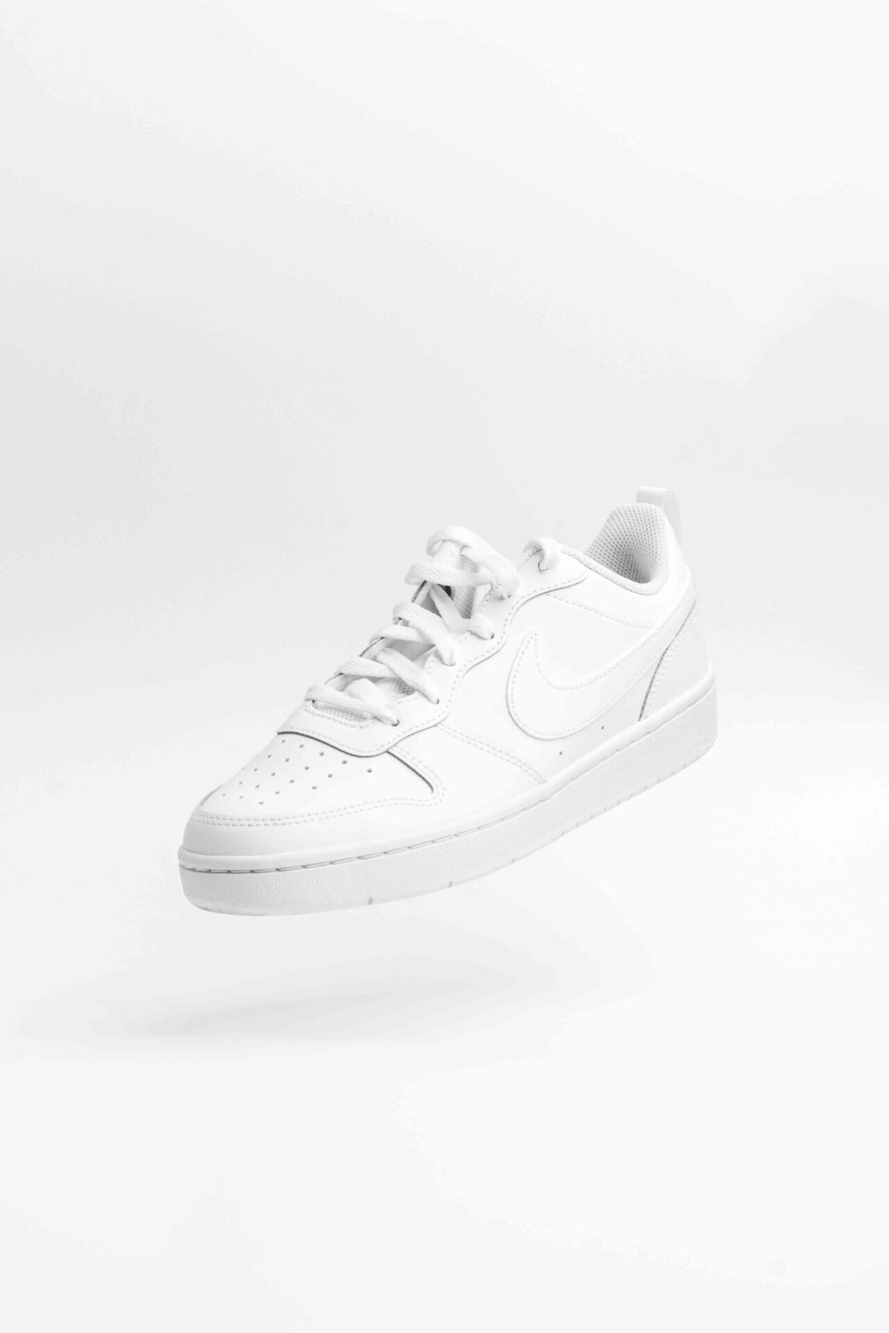 White shoes in modern minimal, photography style