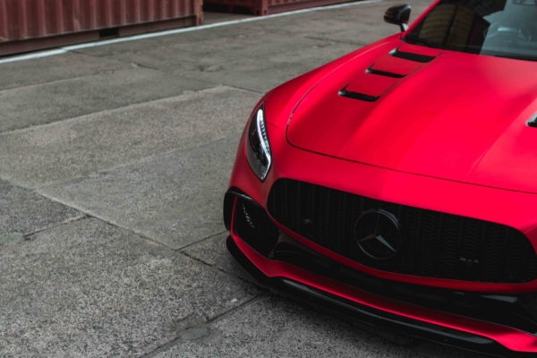 Supercar photoshoot on a container depot in Gdynia