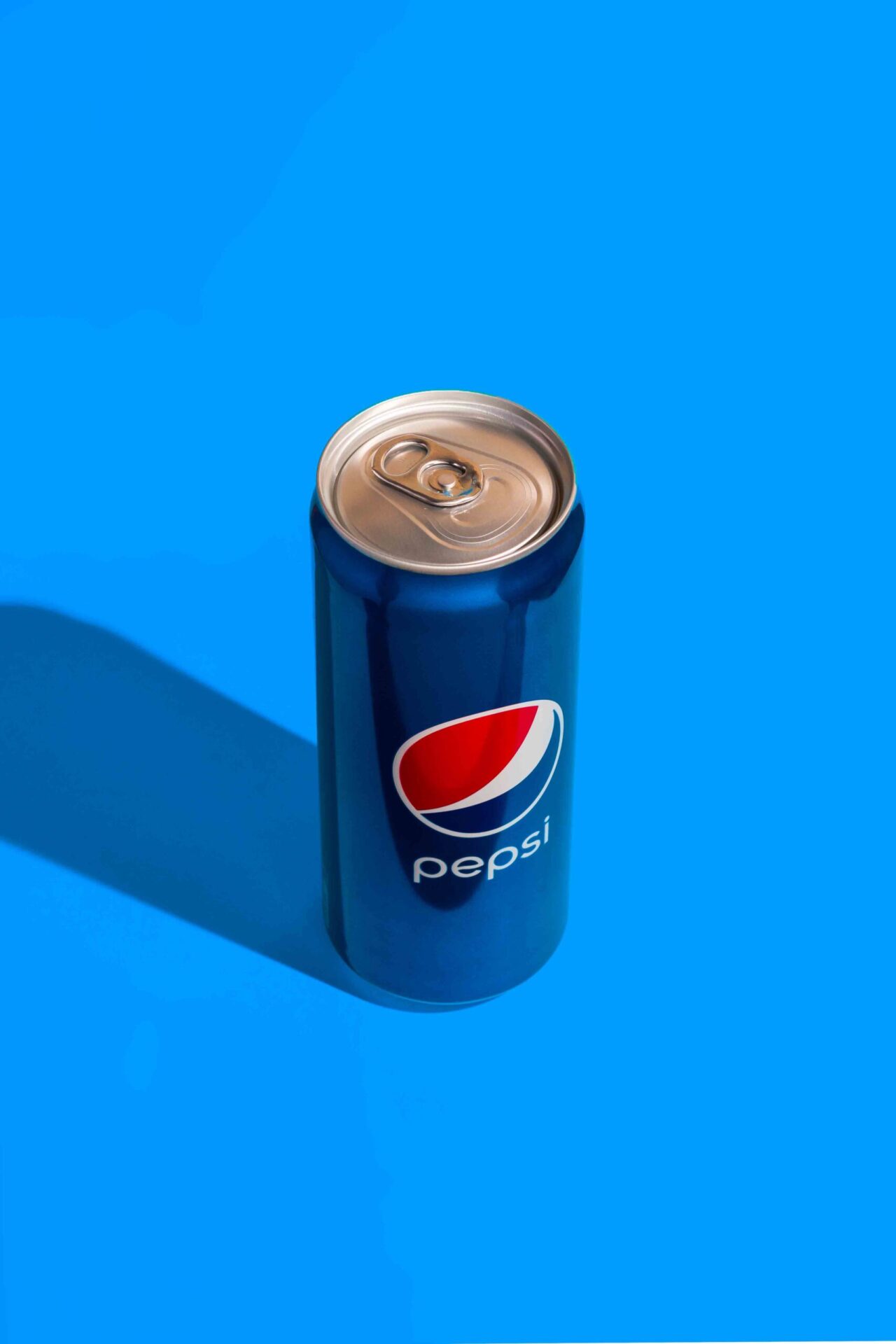 Beverage can in a professional studio photoshoot
