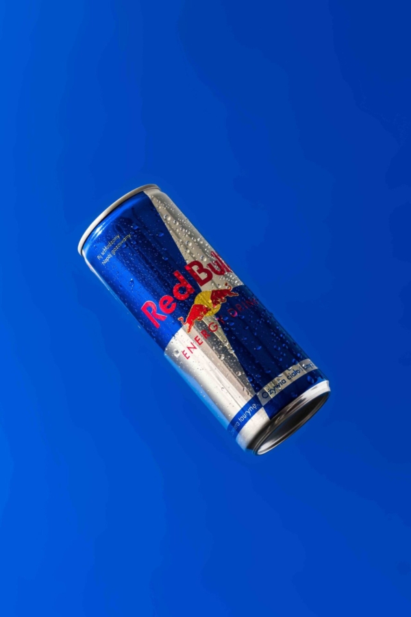 Beverage can in a professional studio photoshoot