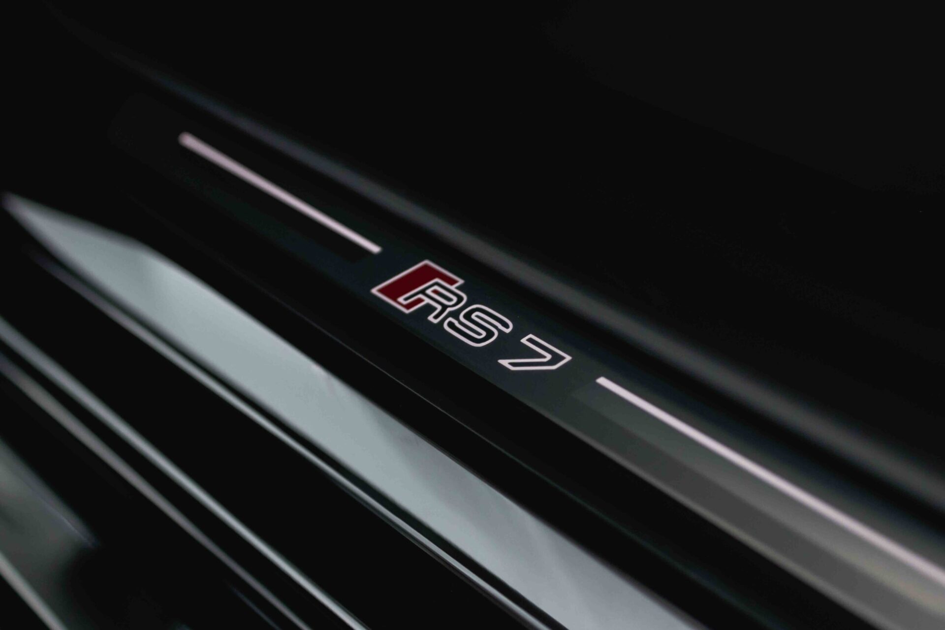 Audi in a dealership salon photography