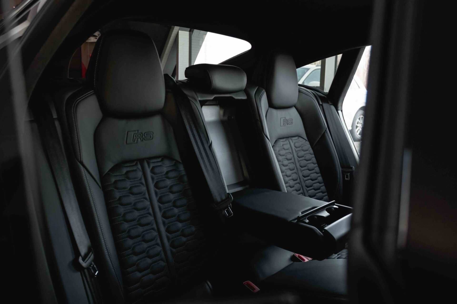 Audi in a dealership salon photography