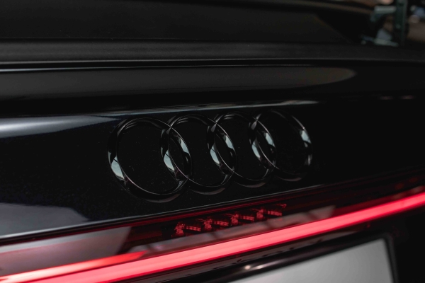 Audi in a dealership salon photography