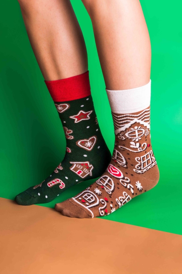 Colorfull socks in professional studio photoshoot