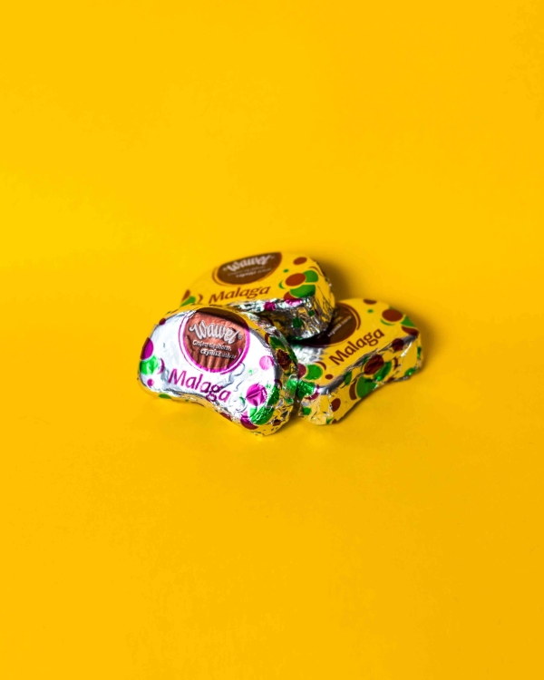 Sweets and chocolate in a studio photoshoot