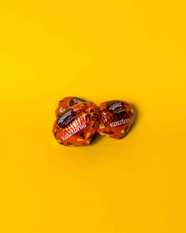 Sweets and chocolate in a studio photoshoot
