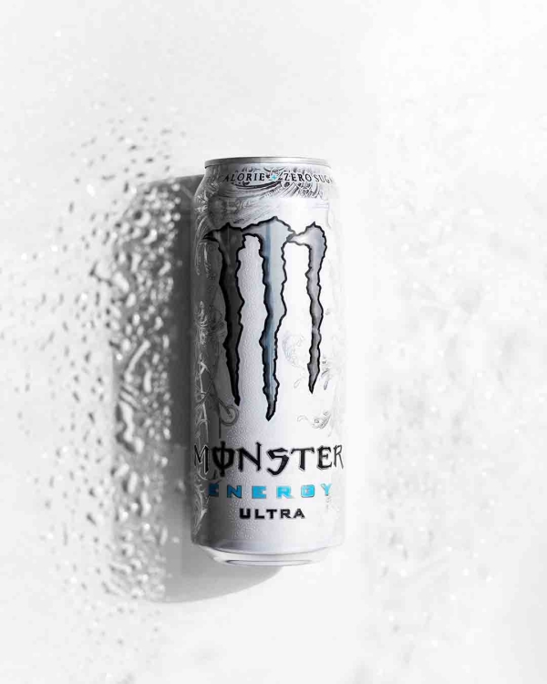 Beverage can in a professional studio photoshoot