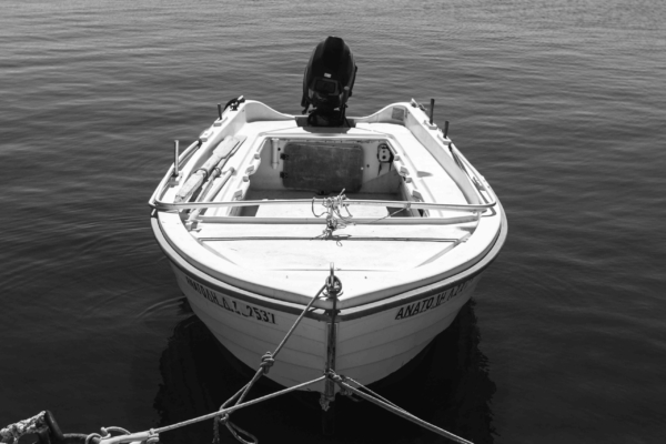 Yacht on a mediterranean sea