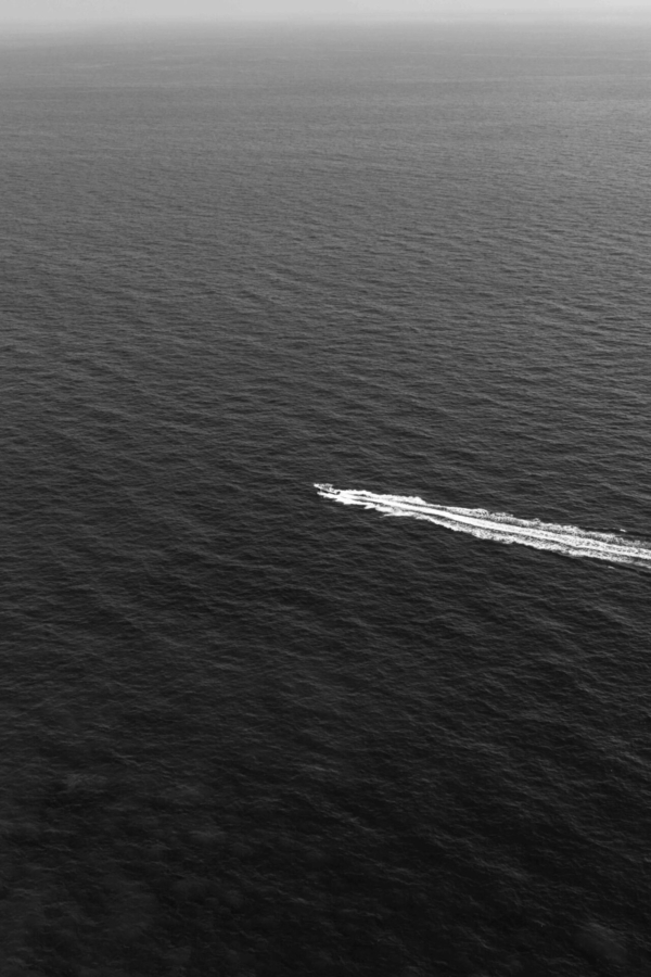 Yacht on a mediterranean sea