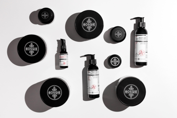 Professional product photography of Bosqie cosmetics