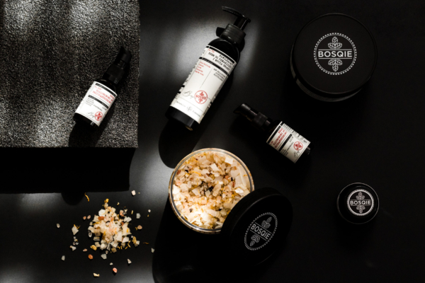 Professional product photography of Bosqie cosmetics