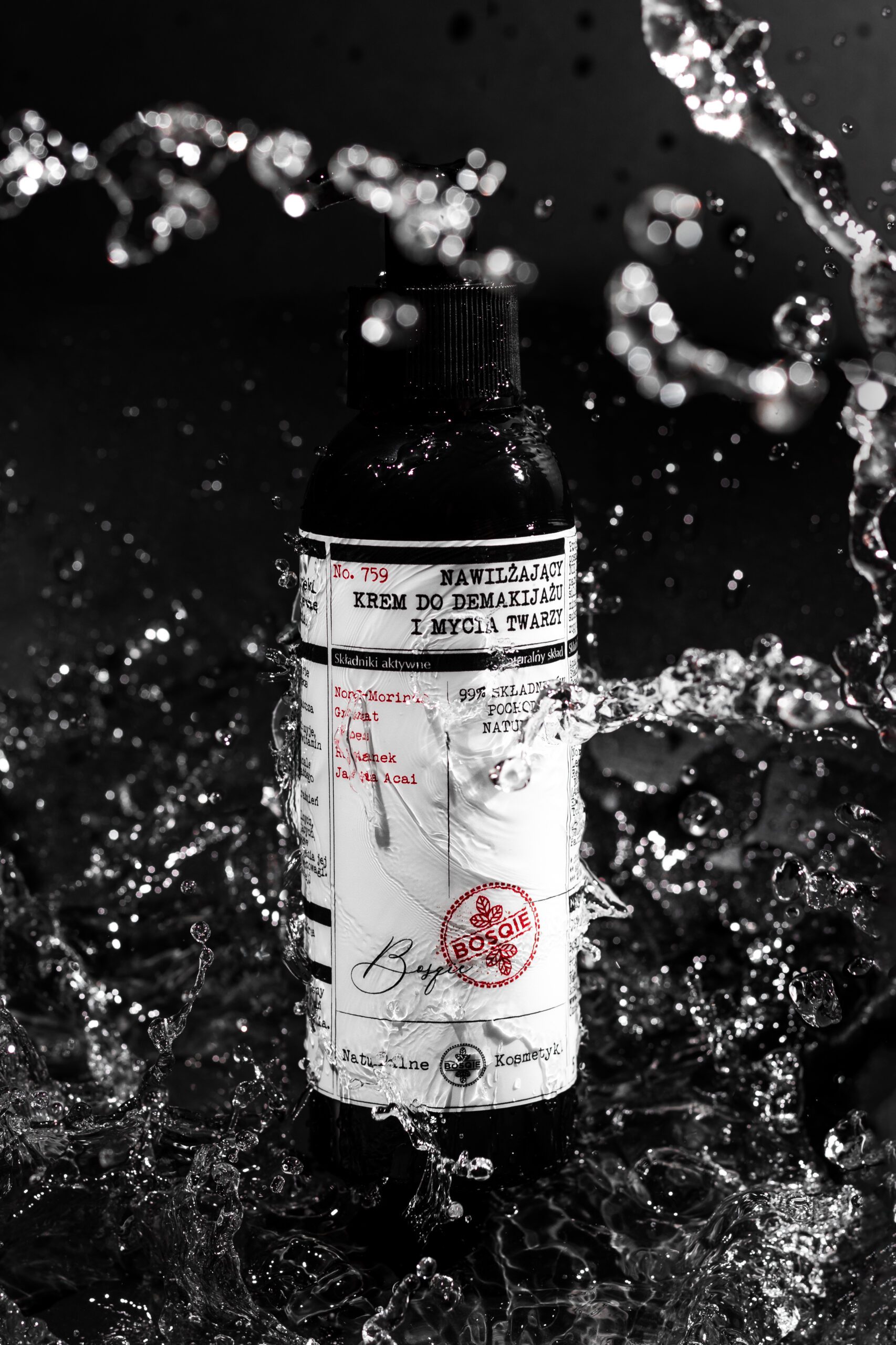 Professional product photography of Bosqie cosmetics