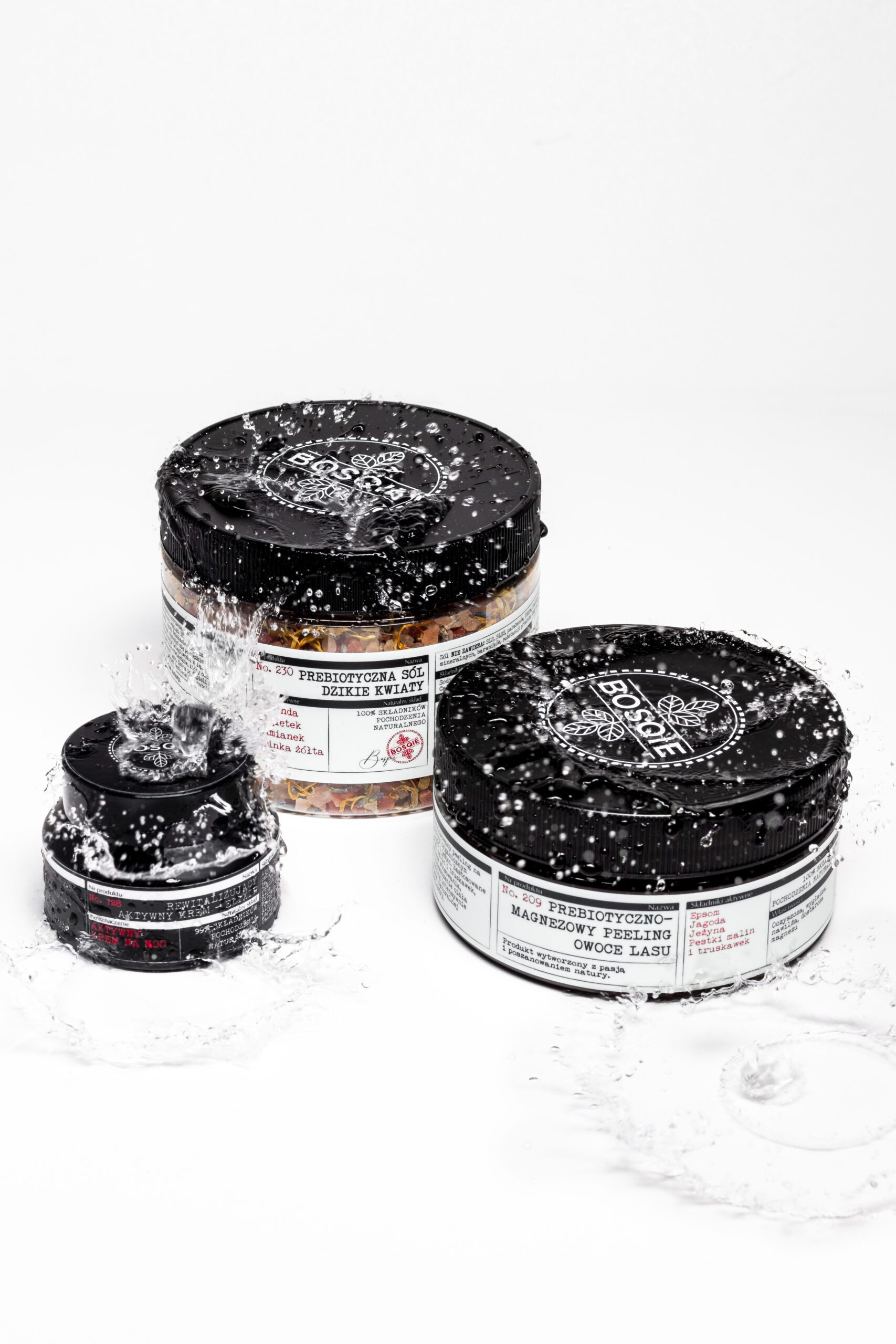 Professional product photography of Bosqie cosmetics