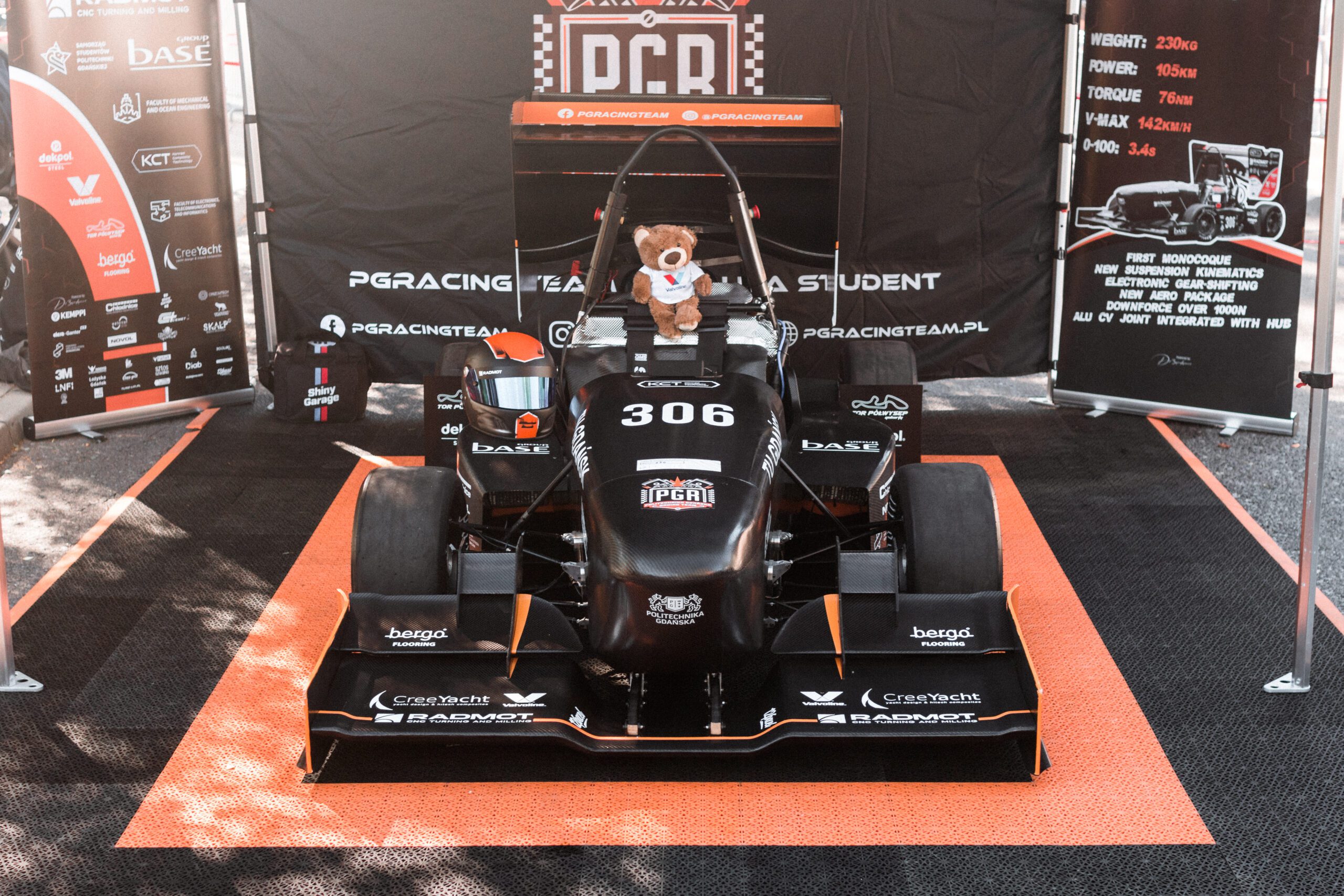PGR Formula student racing car