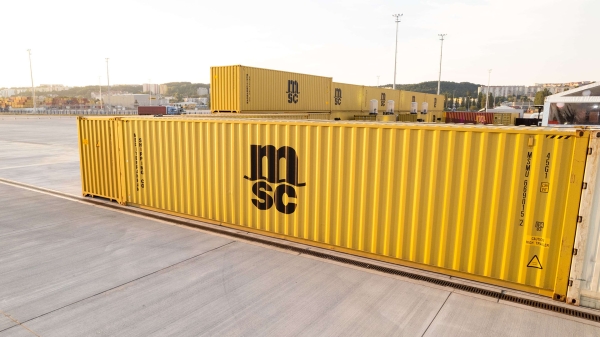 Drone photography on MSC Poland party